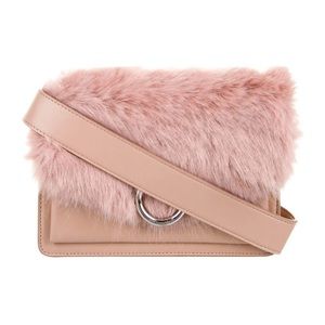Rebecca Minkoff Faux Fur Jean Crossbody Bag OS